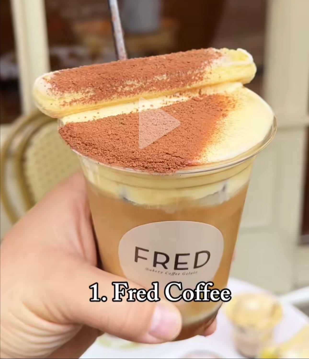 Fred Bakery @ Holborn - Order the tiramisu latte