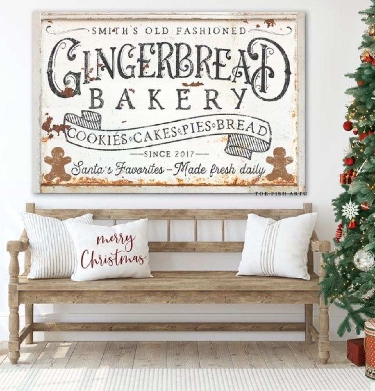 Gingerbread Bakery Wall Sign
