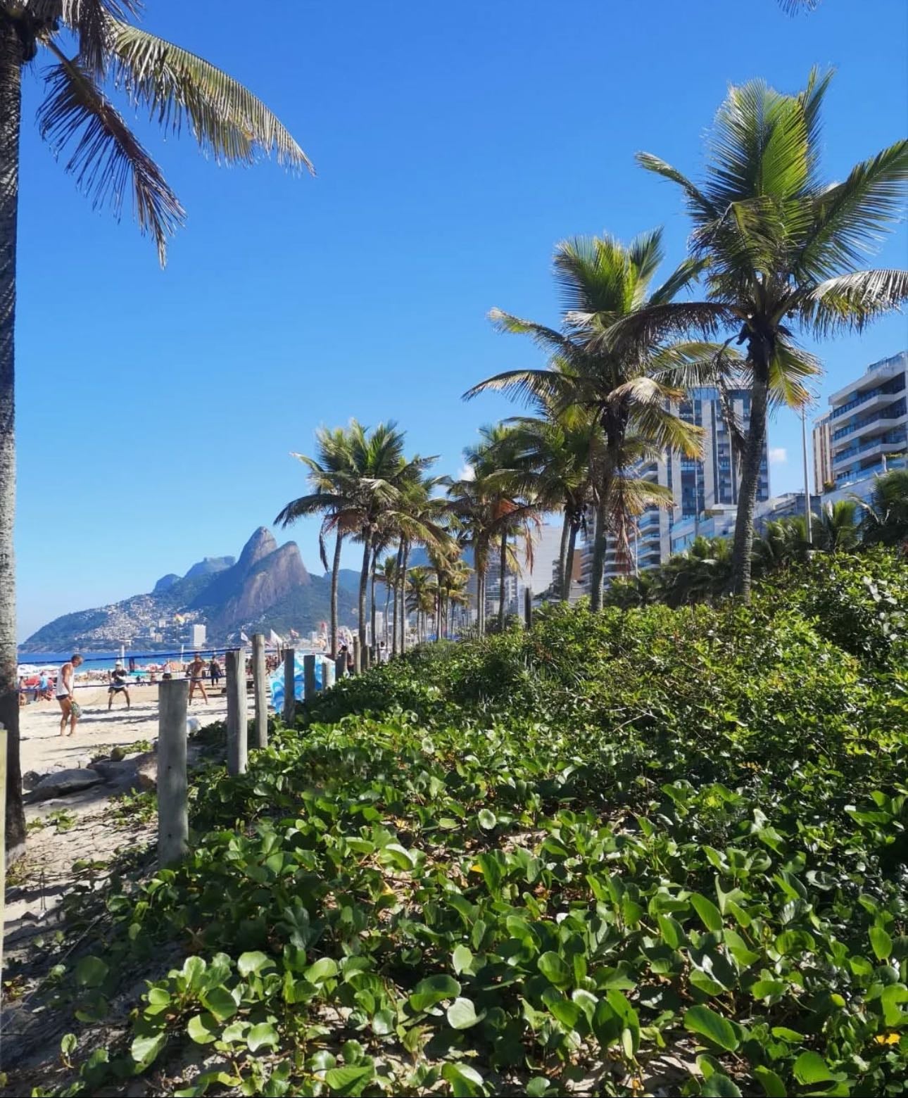 Praia de Ipanema - View of Morro dos 2 Irmãos