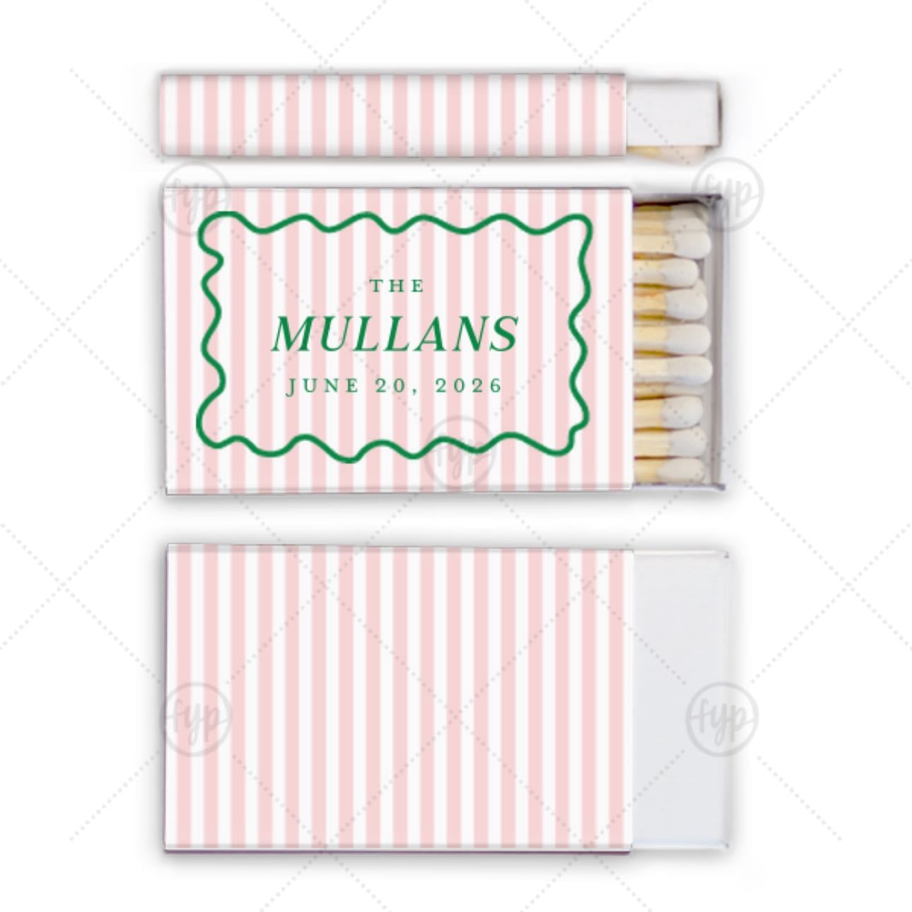 FOR YOUR PARTY Custom Match Boxes