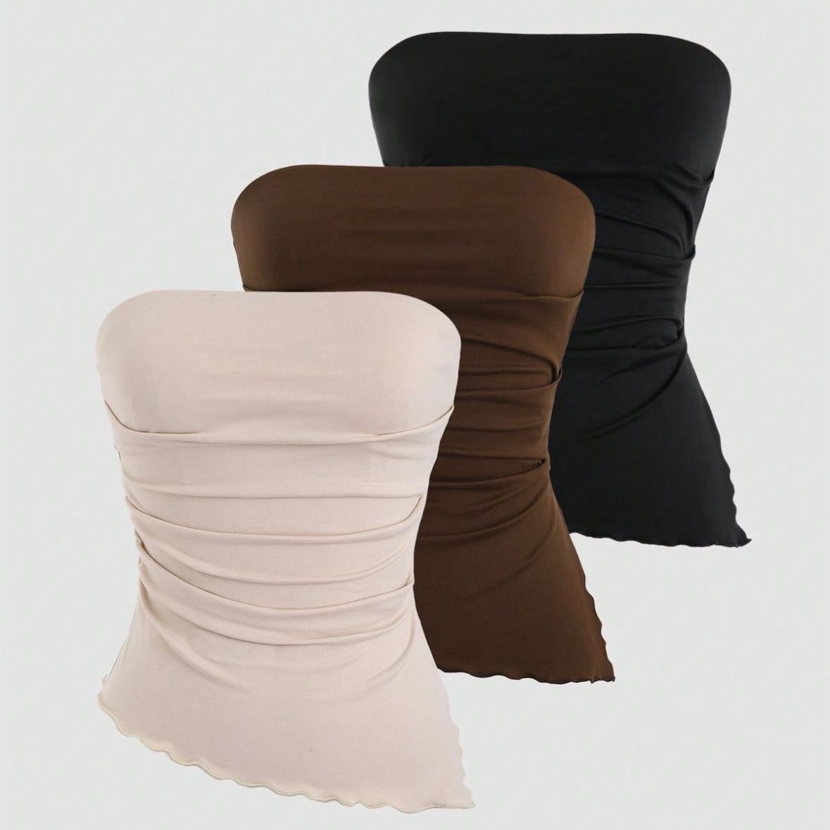 strapless t-shirt - cualquier color
