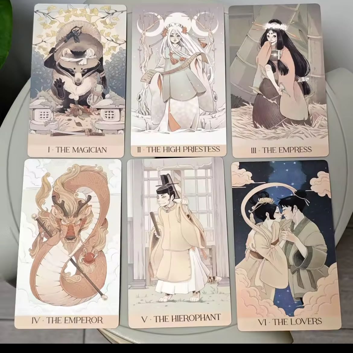 Tarot yokai - Basado en rider waite