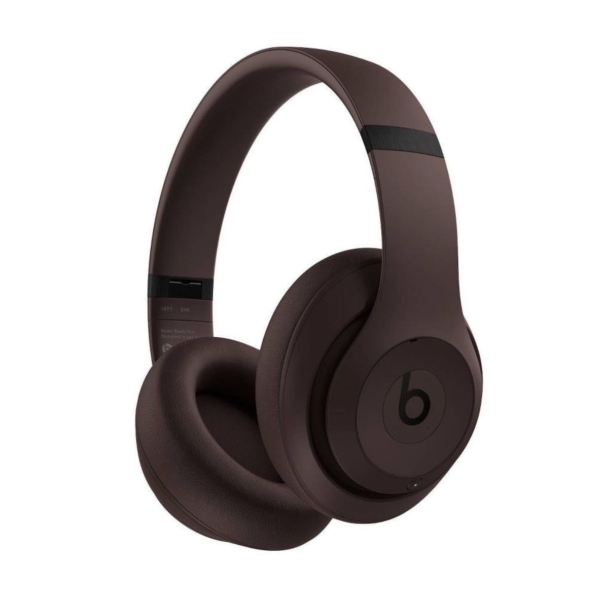 beats studio pro bluetooth wireless headphones - deep brown
