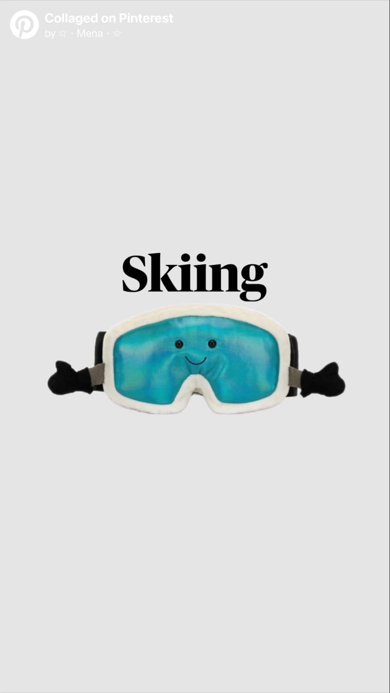 Skiing googles