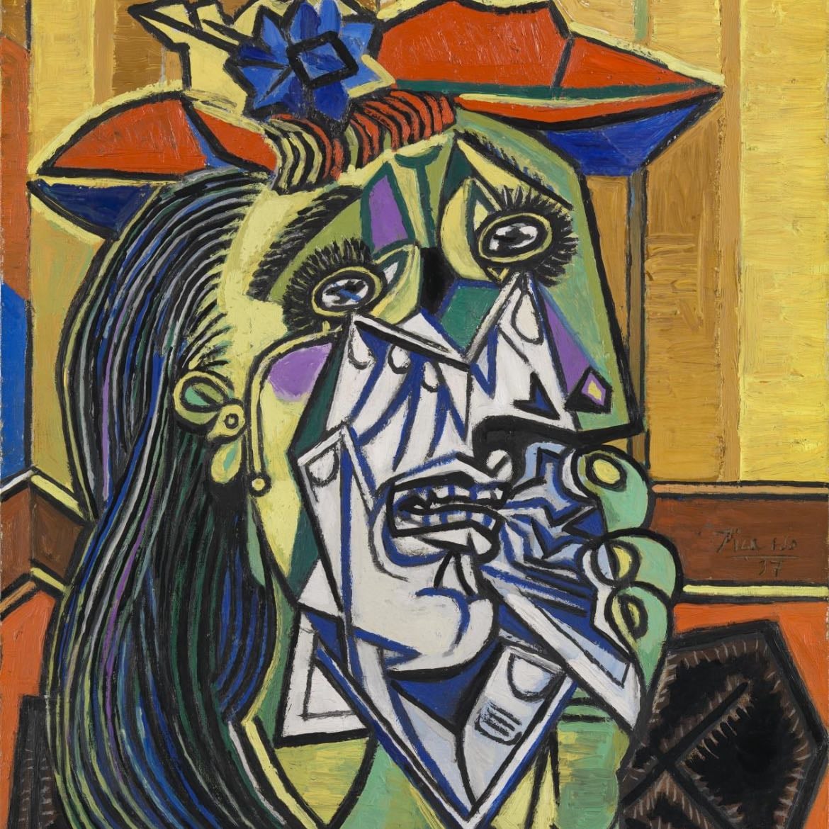 La mujer que llora - Pablo Picasso, 1937