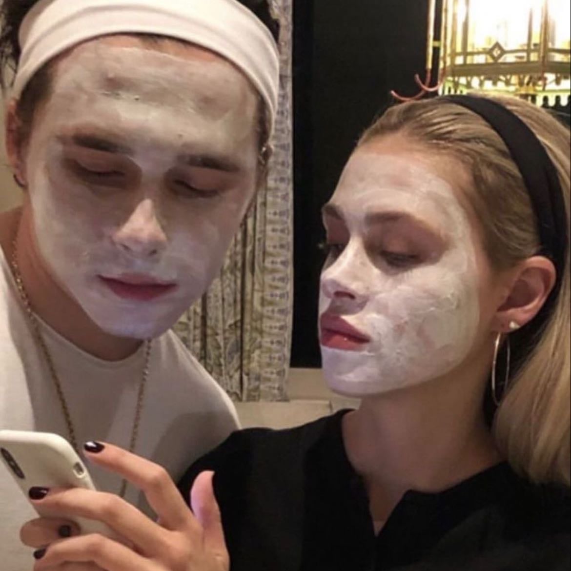 At-home spa date
