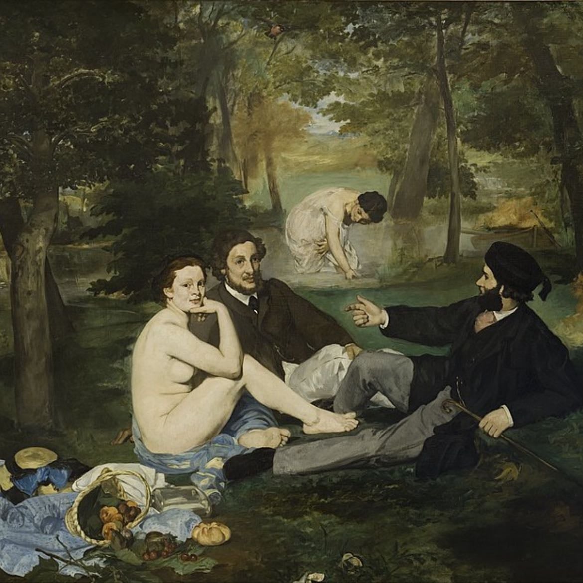 Almuerzo sobre la hierba - Édouard Manet, 1863