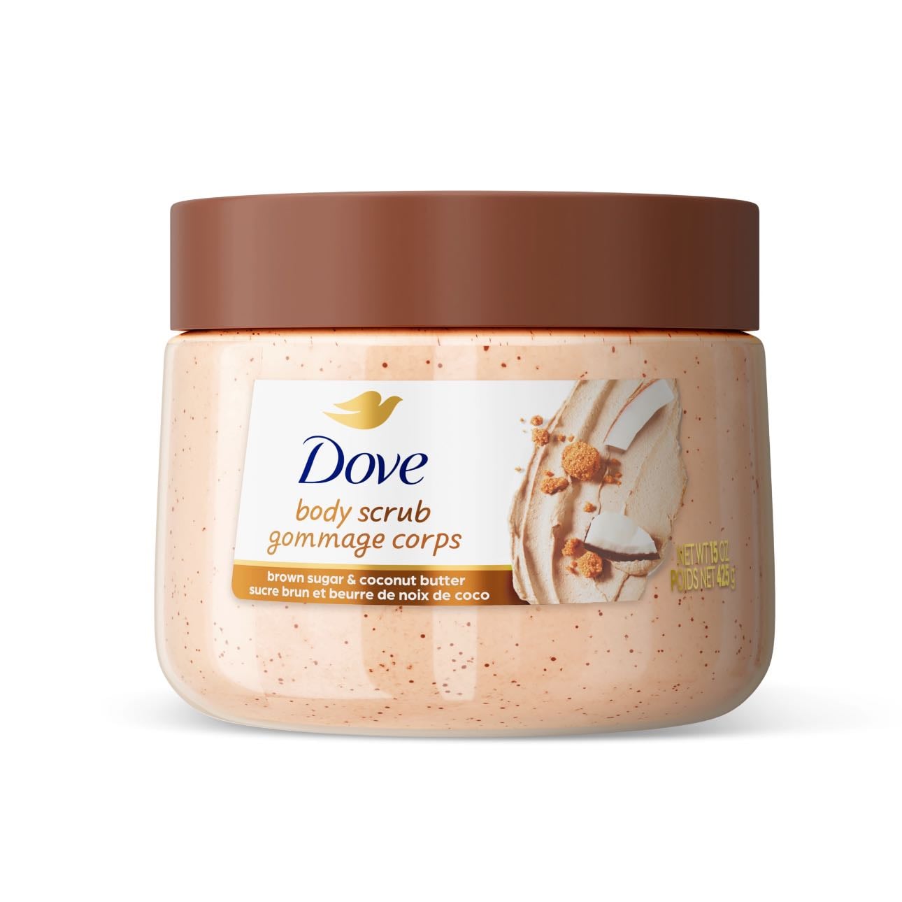 Brown sugar and coconut butter body scrub - Dove