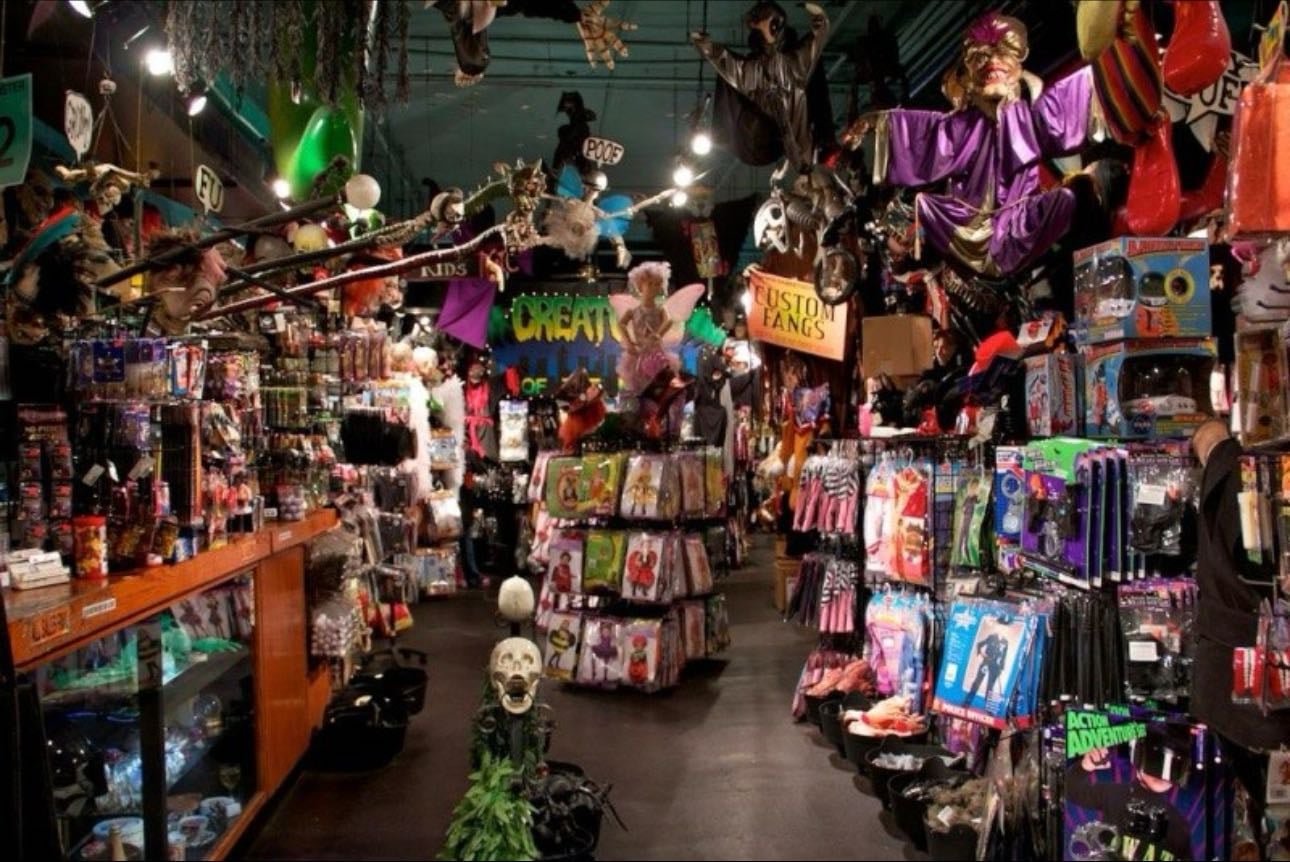 Halloween shopping