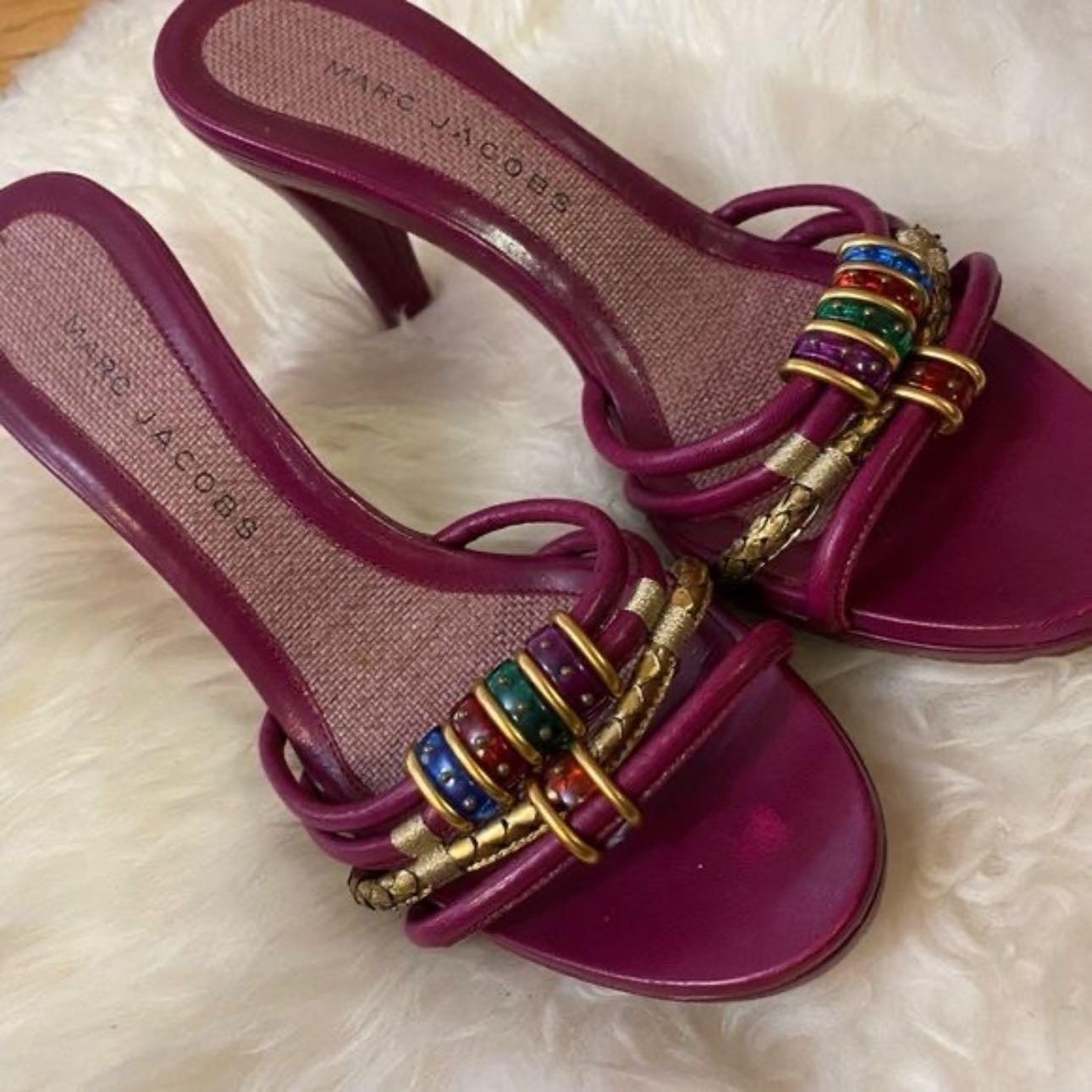 Jewelled heel sandals - Marc Jacobs