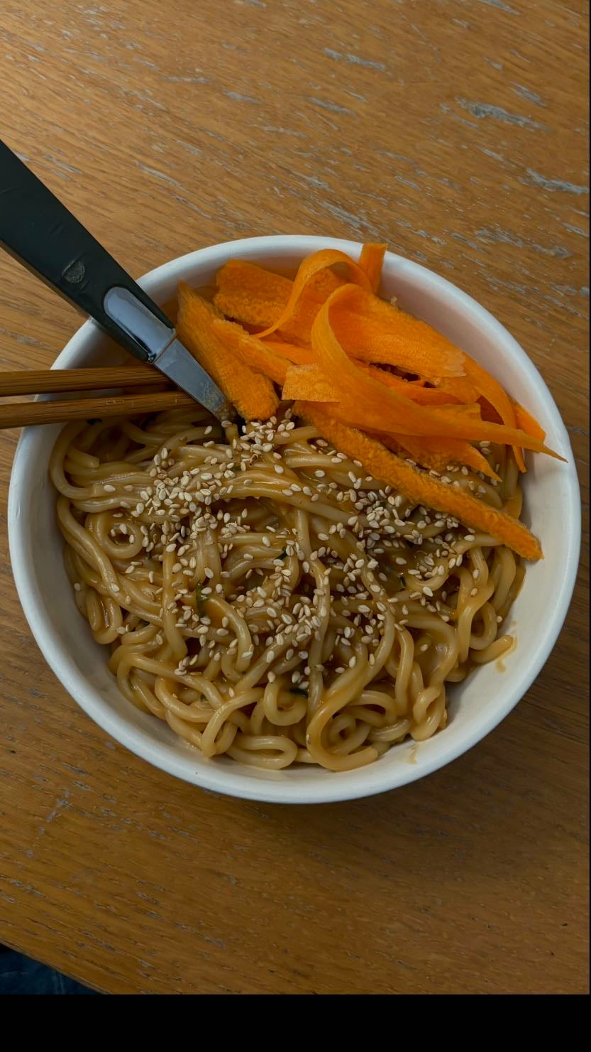 peanut butter noodles