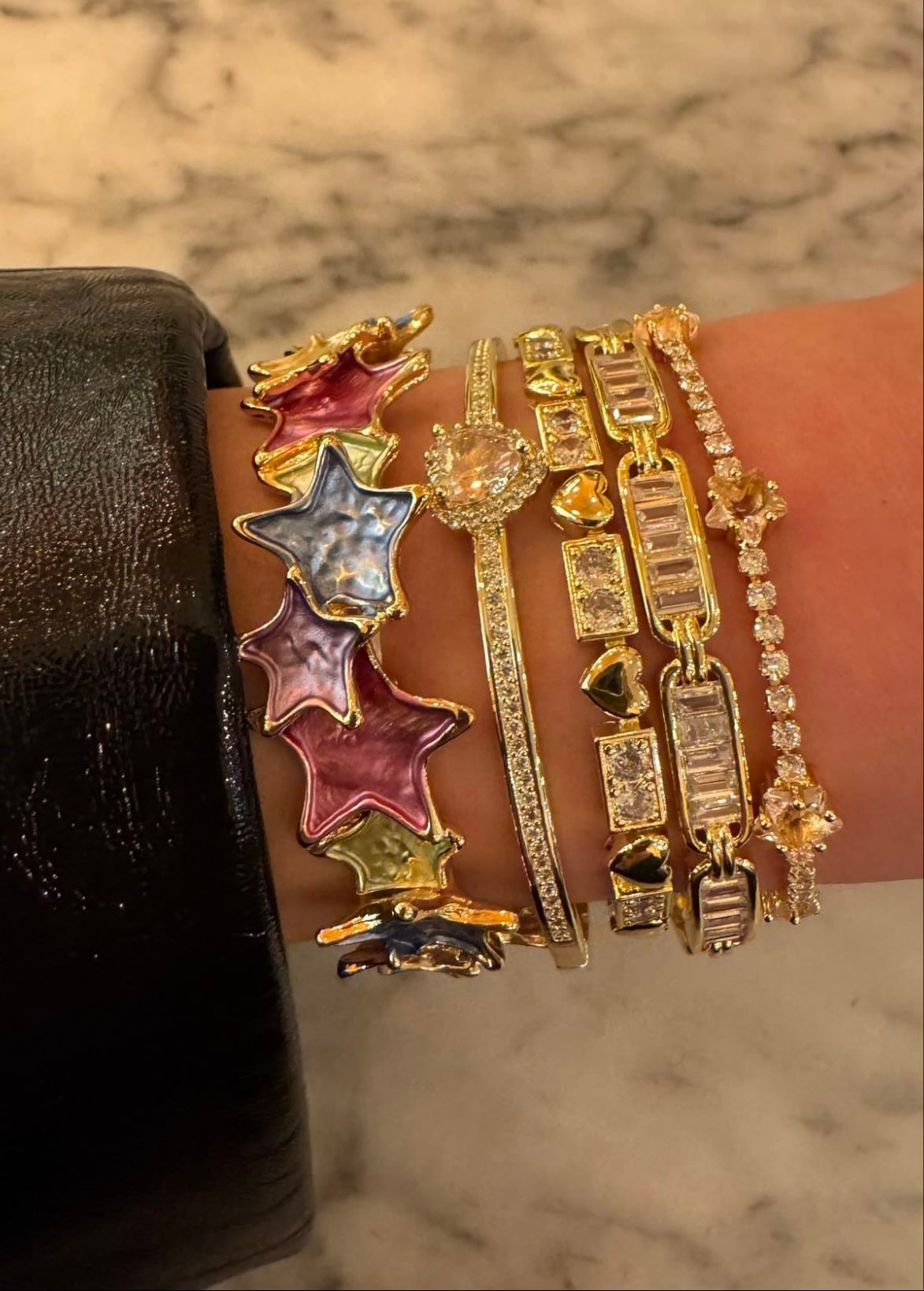 just excessive amounts of jewelry - i love colorful and fun really chunky jewelry