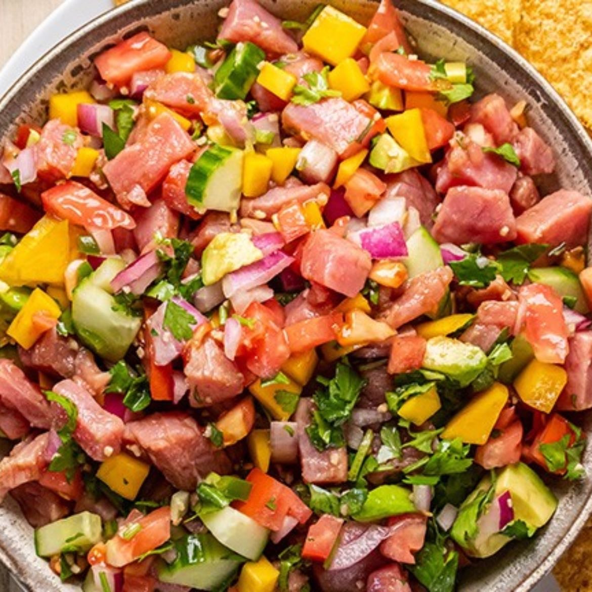 Ceviche de atún