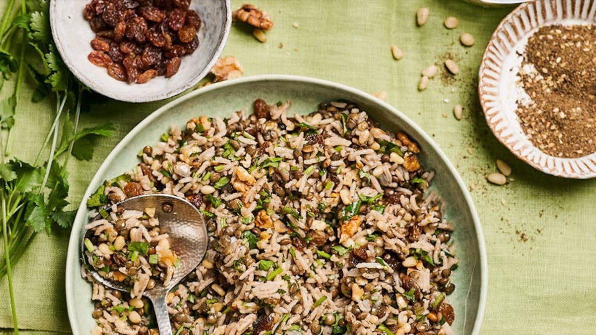 Riz aux lentilles