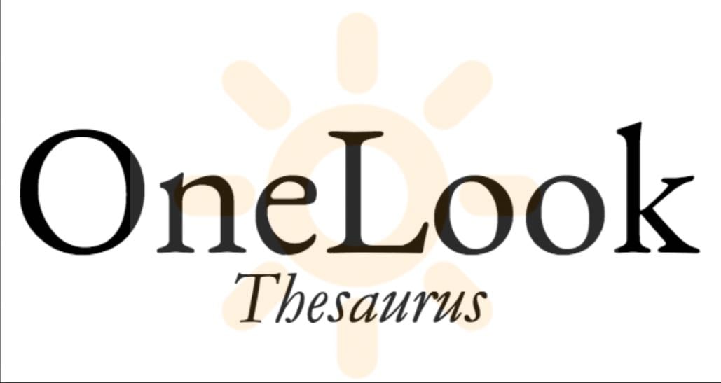One look Thesaurus