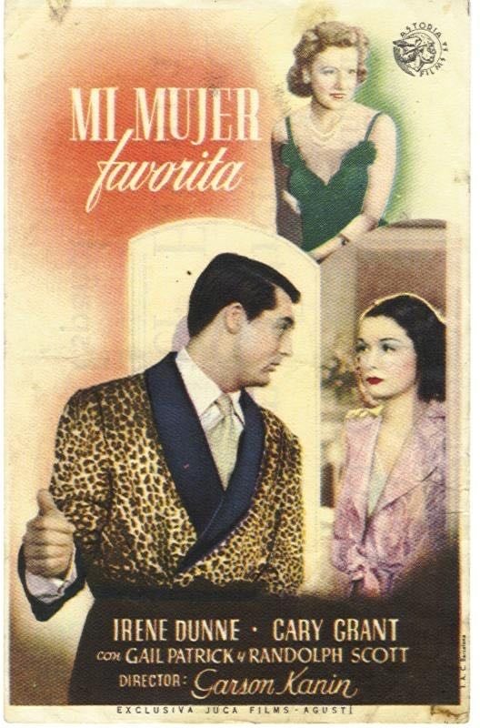 Mi mujer favorita - Garson Kanin · 1940