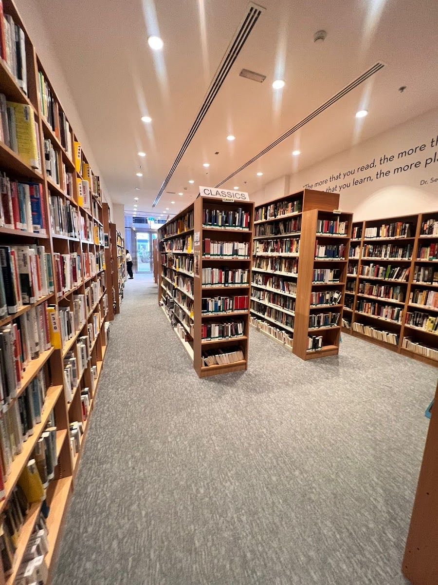 The Old Library - to study - need to pay for membership, chaffic volunteers there
