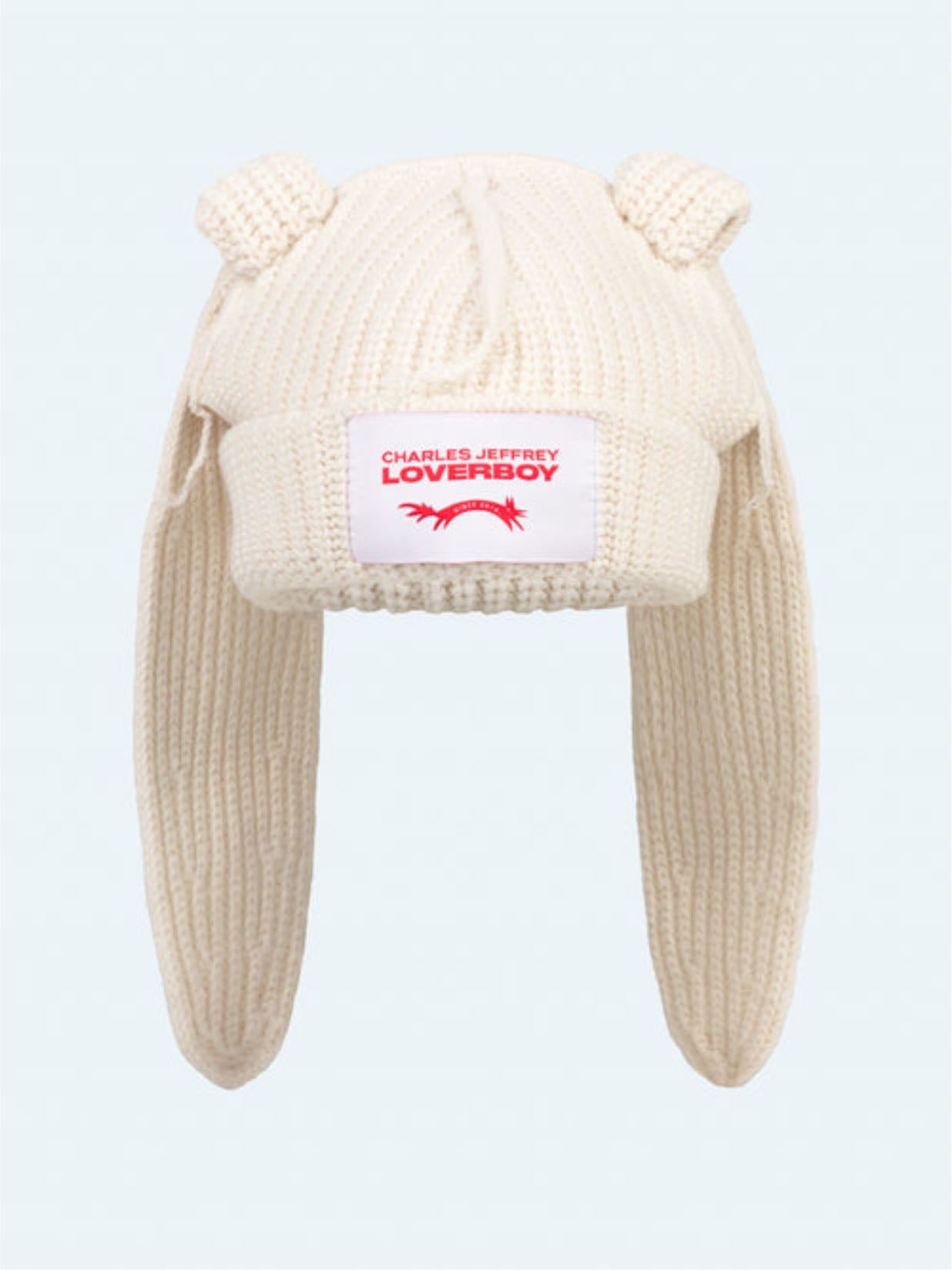chunky rabbit beanie - by charles jeffrey loverboy