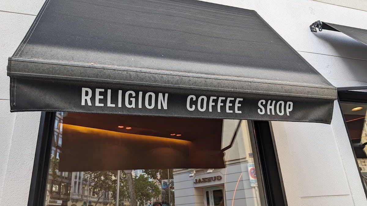 religión coffee shop