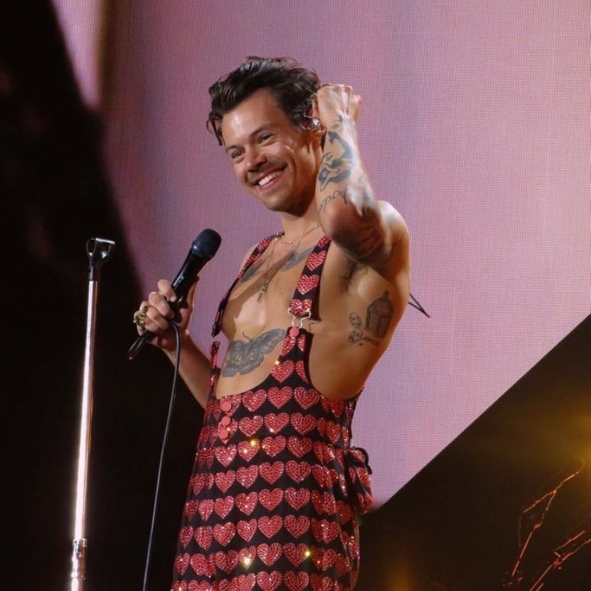 hslot harry - his smile is just so comforting idk how to explain it