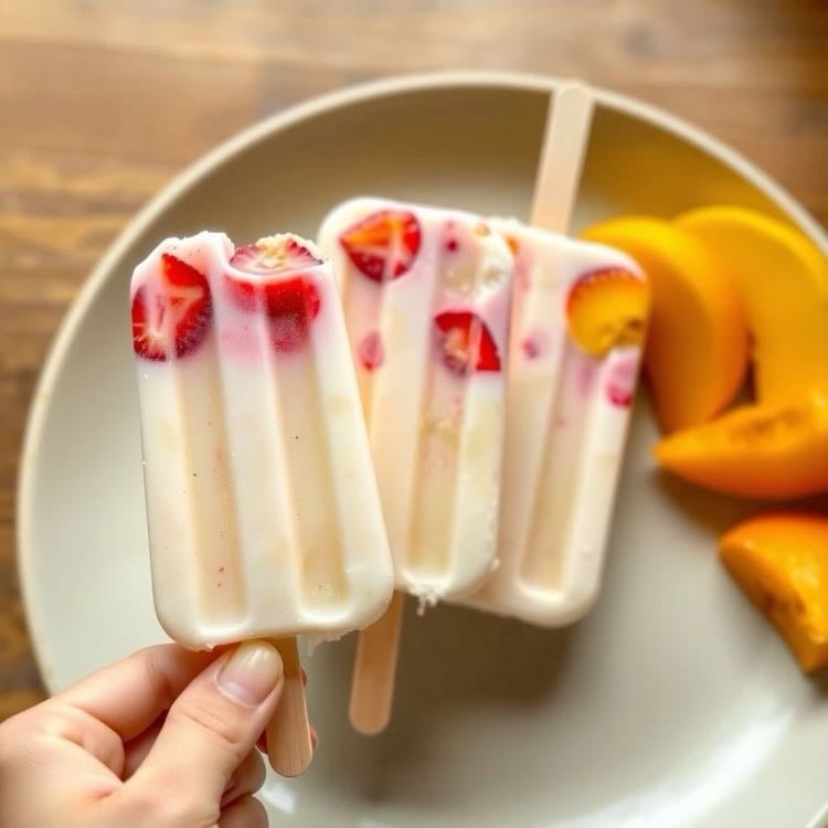 Paletas de frutas naturales
