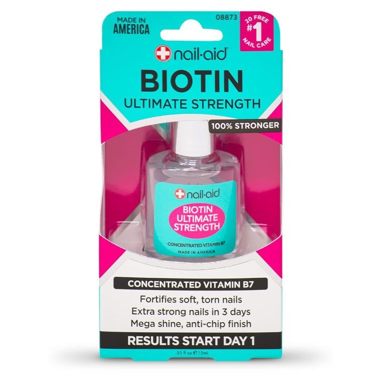 Toma suplementos con biotina, colágeno y zinc - Toma suplementos con biotina, colágeno y zinc (consulta con un especialista).