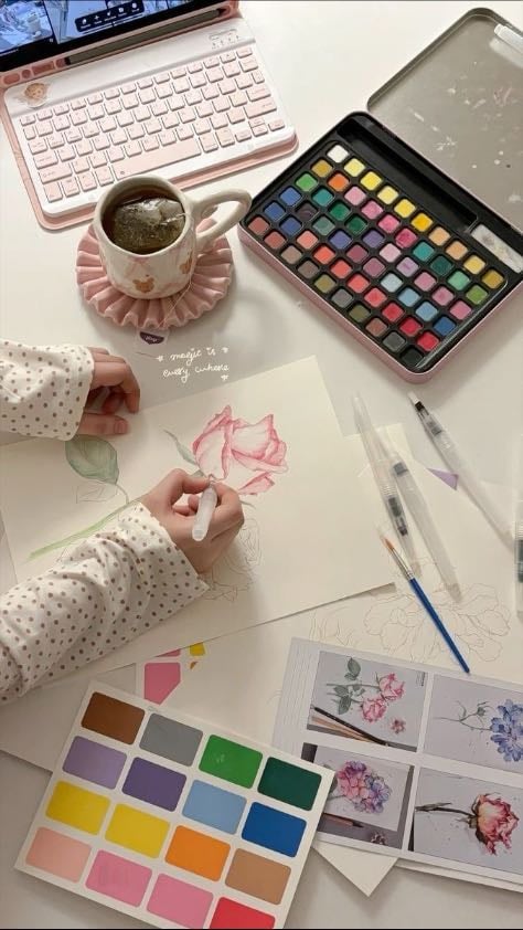6. Dibujar o pintar.
