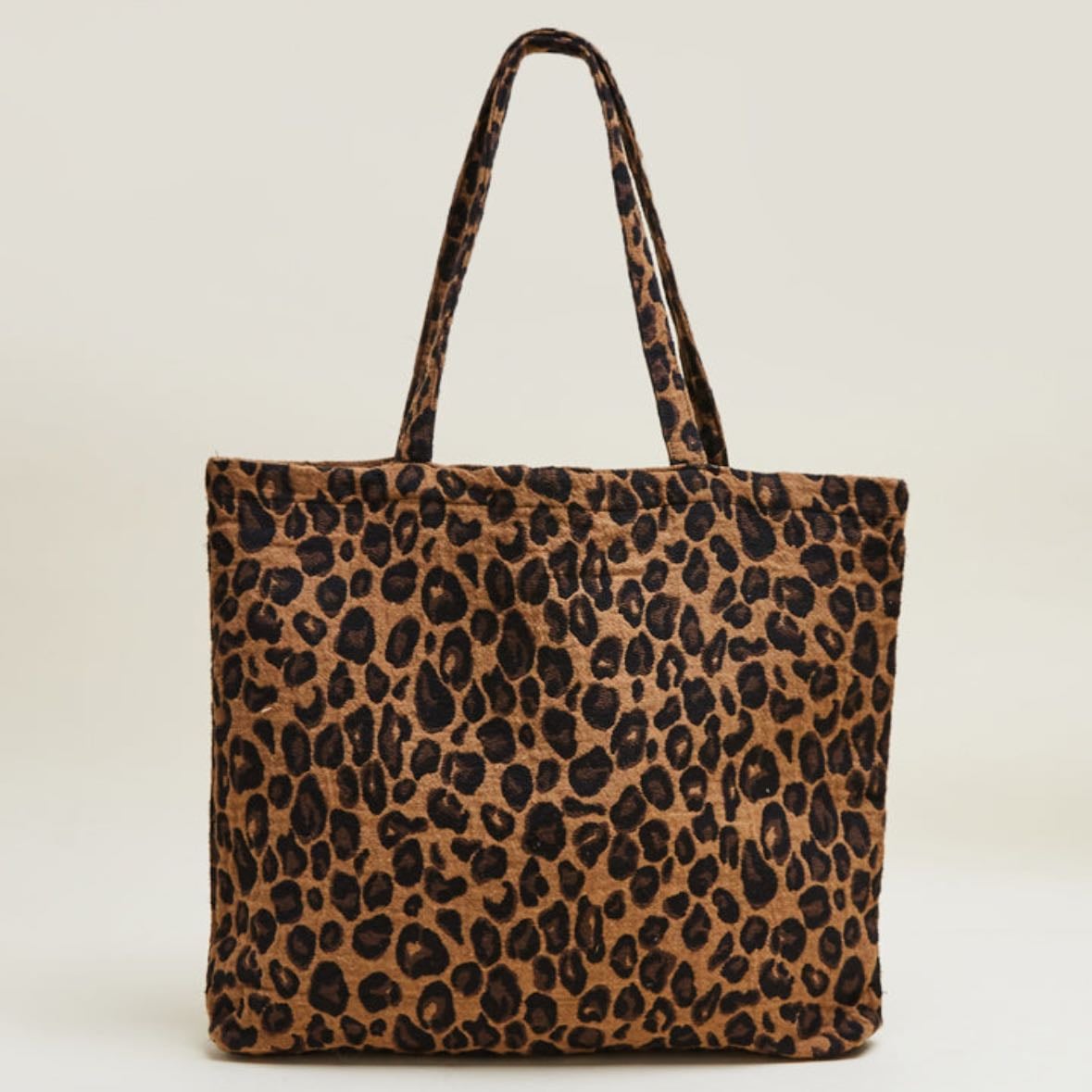 Leopard tote bag