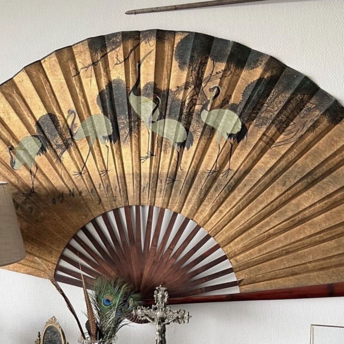Abanico vintage de pared
