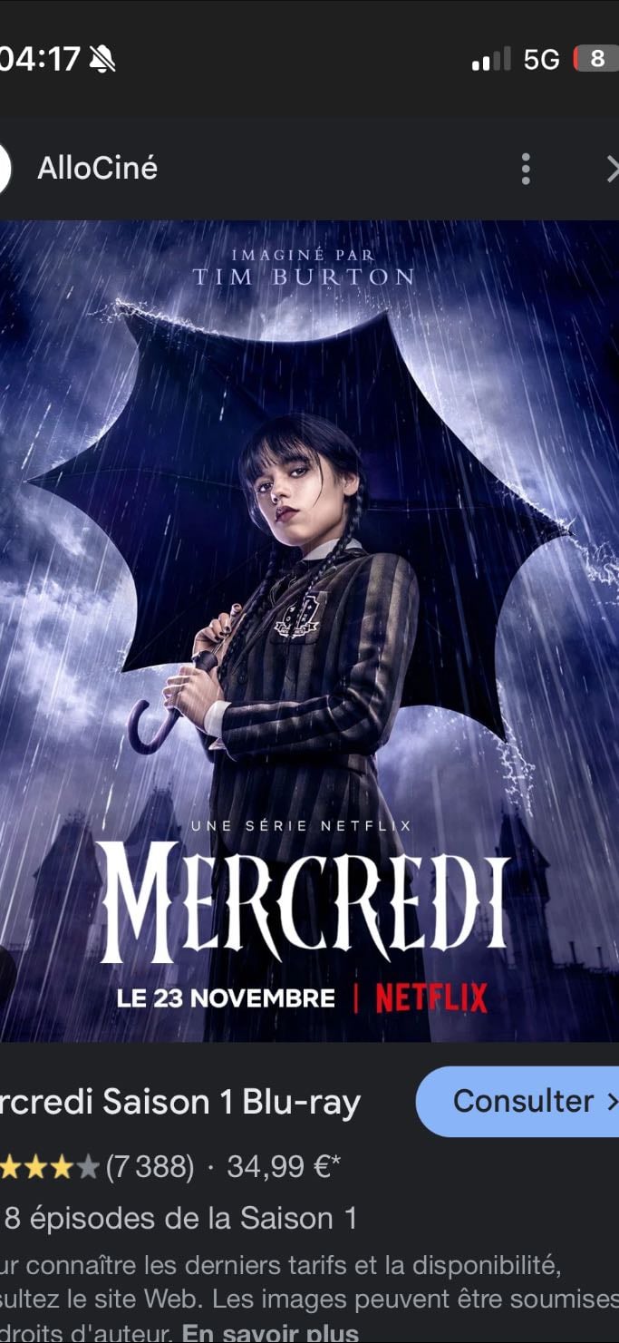 Mercredi - Alfred Gough, Miles Millar · 2022
