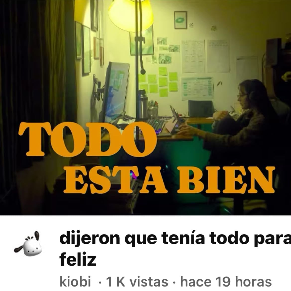 Dijeron que tenía todo para ser feliz