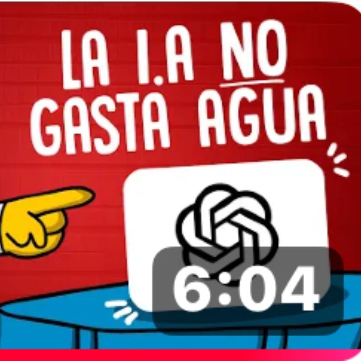La ia no gasta agua
