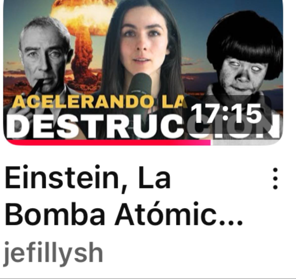 Einstein y la bomba atómica