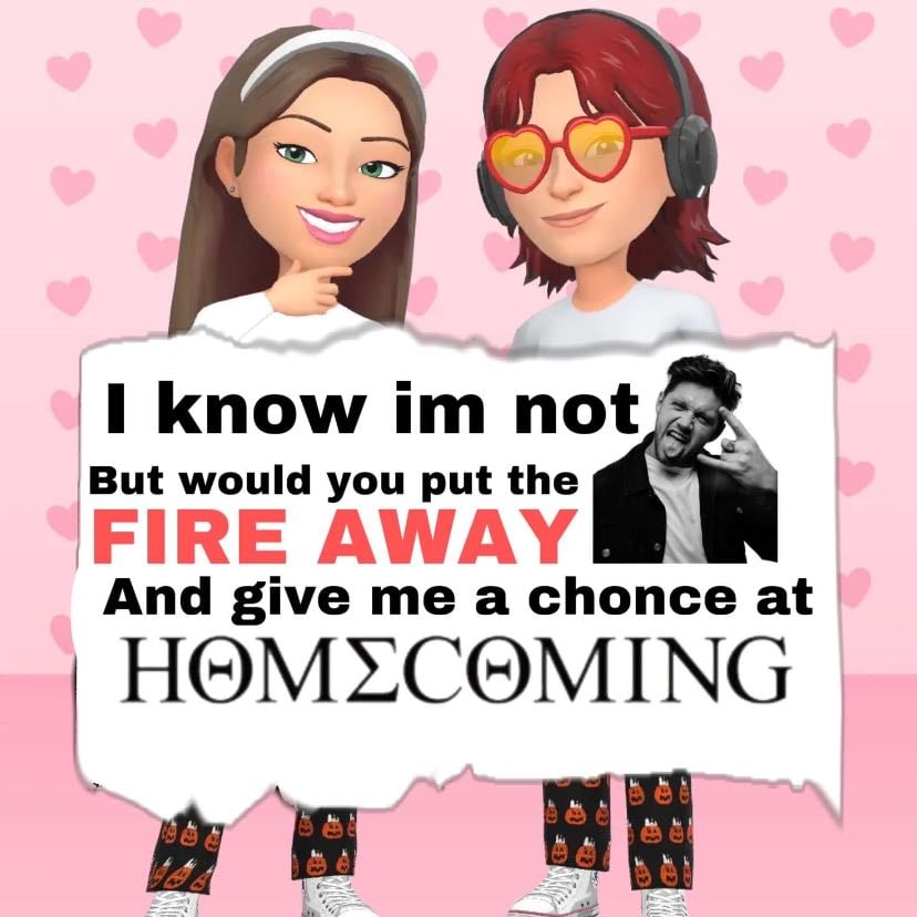 #29 — FIRE AWAY HOCO - romy made a fire away hoco sign for me it’s a masterpiece and i love it