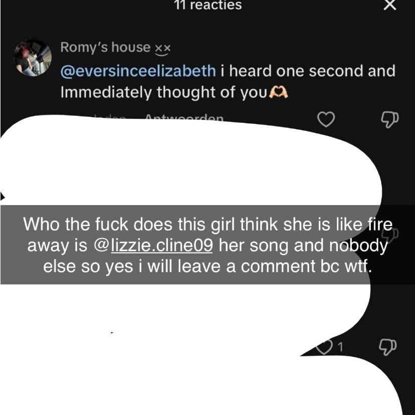#23 — romy 🤭 - romy fighting with someone over it being my song (did not ask her to do this i am sorry to the other girl..)