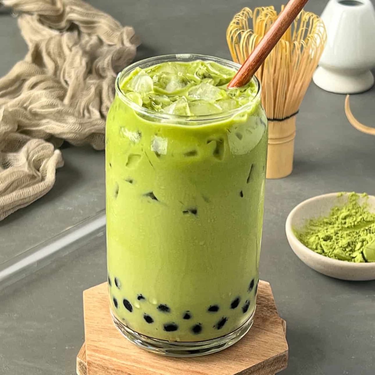 Matcha Bobba Tea - tuviera o no tapioca.