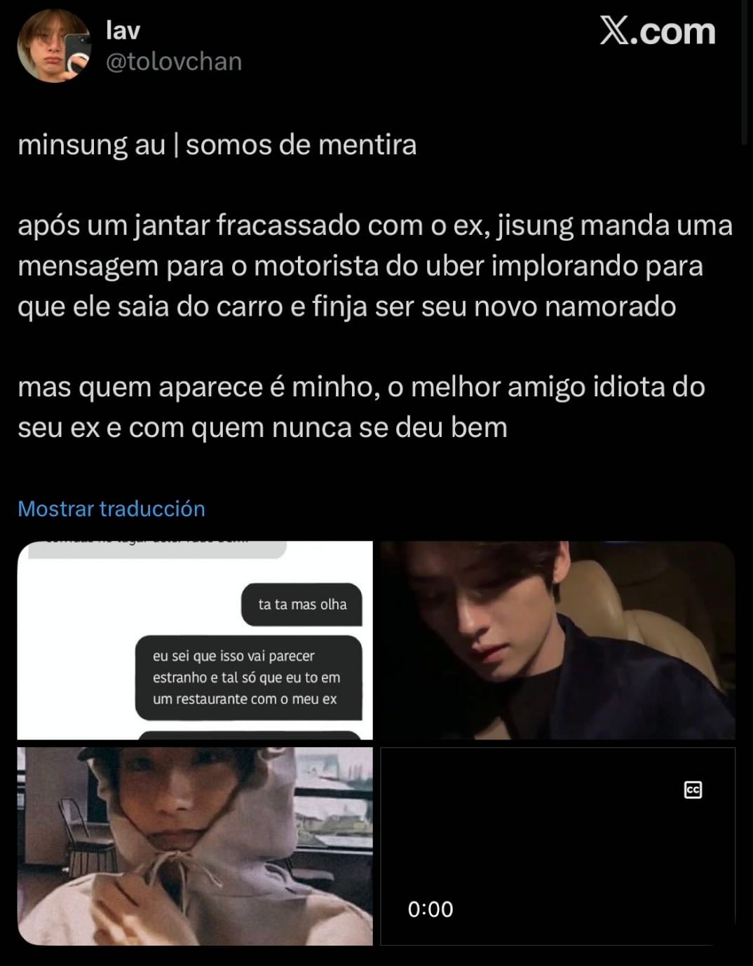 Somos de mentira - Minsung twitter au