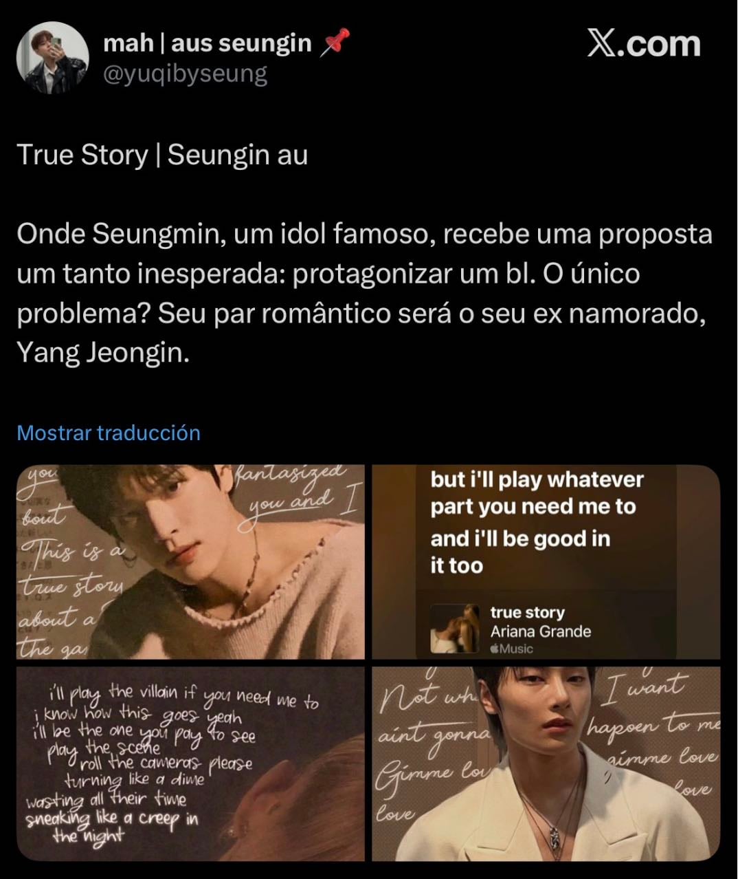 True story - Seungin twitter au
