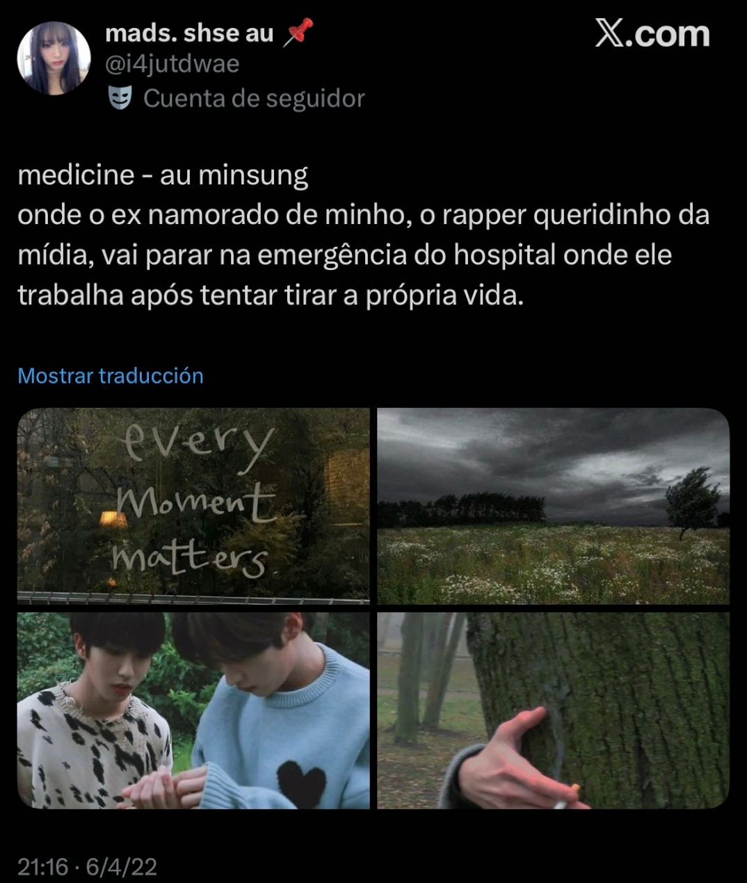 Medicine - Minsung twitter au