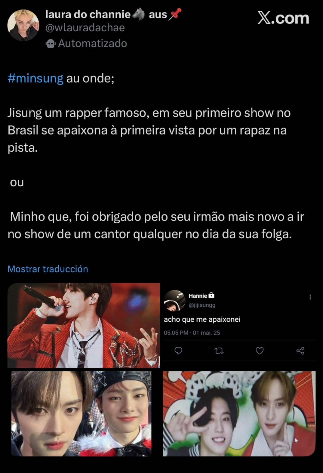 … - Minsung twitter au