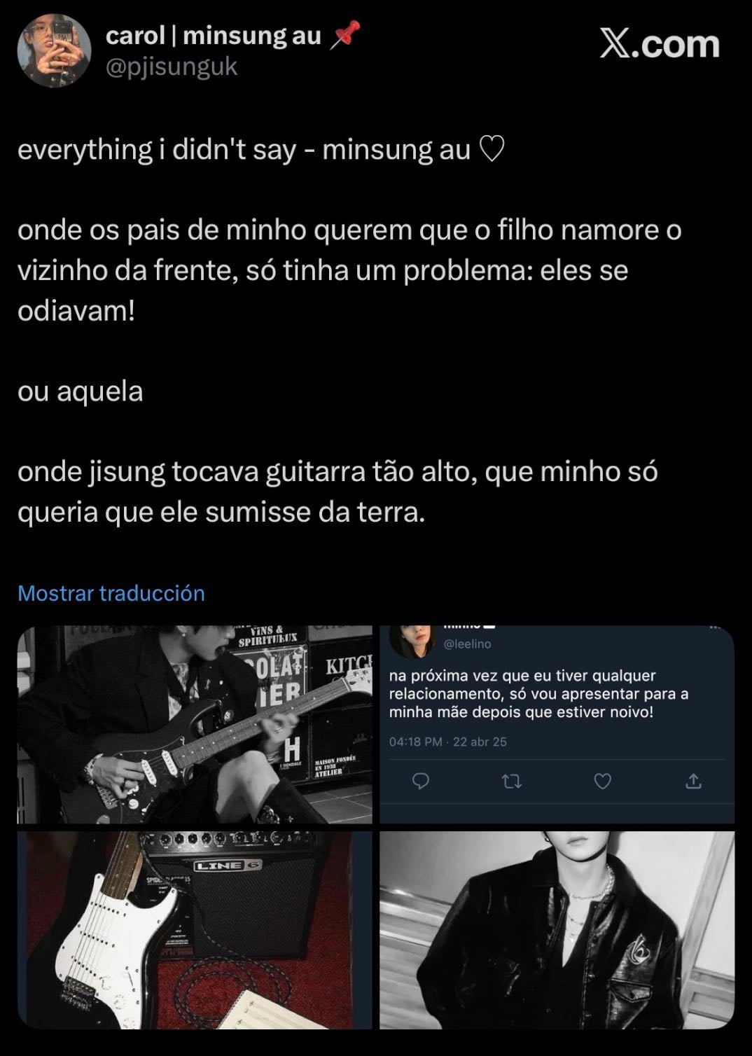 Everything i didn’t say - Minsung twitter au