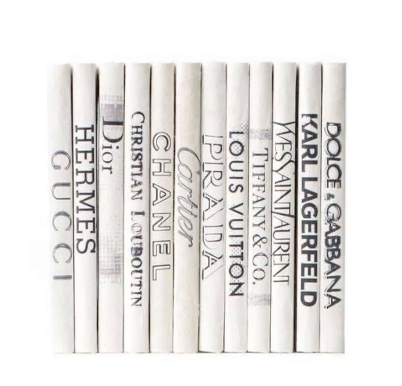 4 - Fashion books stacked together makes you feel like a fashion designer (luxury brands books are such a vibe🥹)