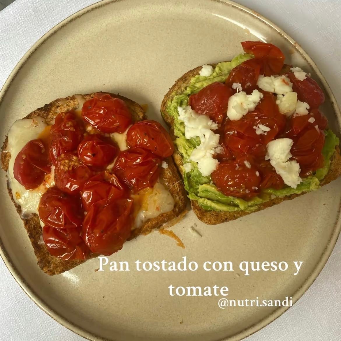 Pan tostado con queso - Puede ser cena