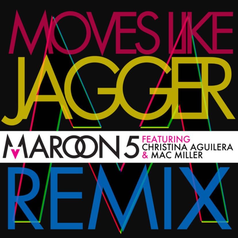 “take me by the tongue and I’ll know you” - moves like jagger- maroon 5