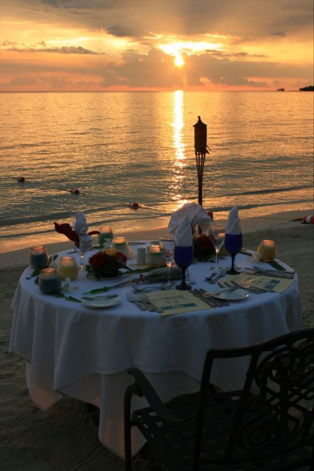 Dinner at the beach