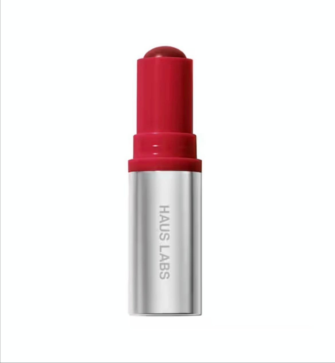 Haus Labs «Glassy Watermelon» Color Fuse Longwear Glassy Lip + Cheek Balm Blush Stick - El tonito perfecto para darle a tus mejillas un aspecto sano 🍉❤️🔥