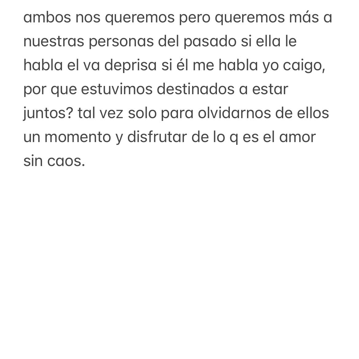 el pasado nos amarra