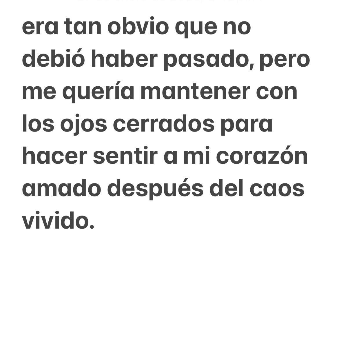caos y más caos