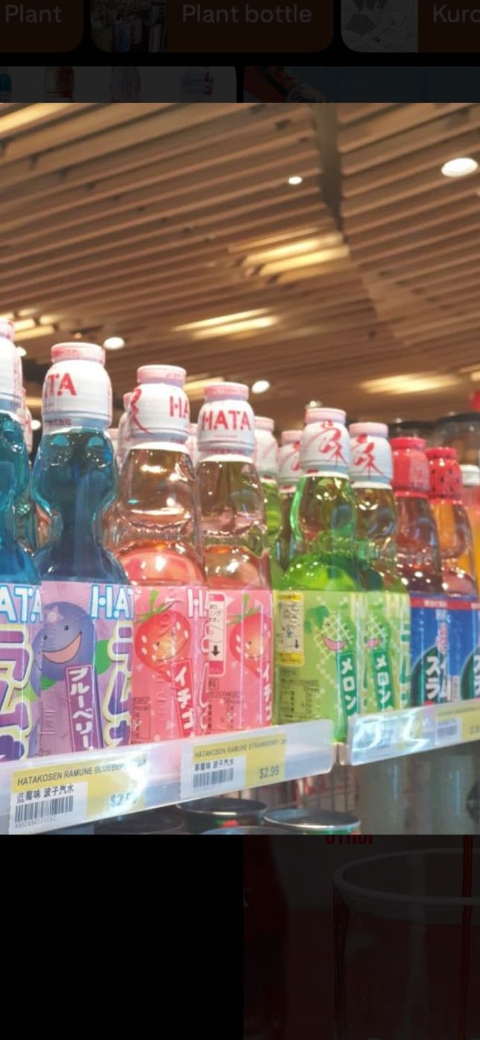 Ramune soda - Strawberry