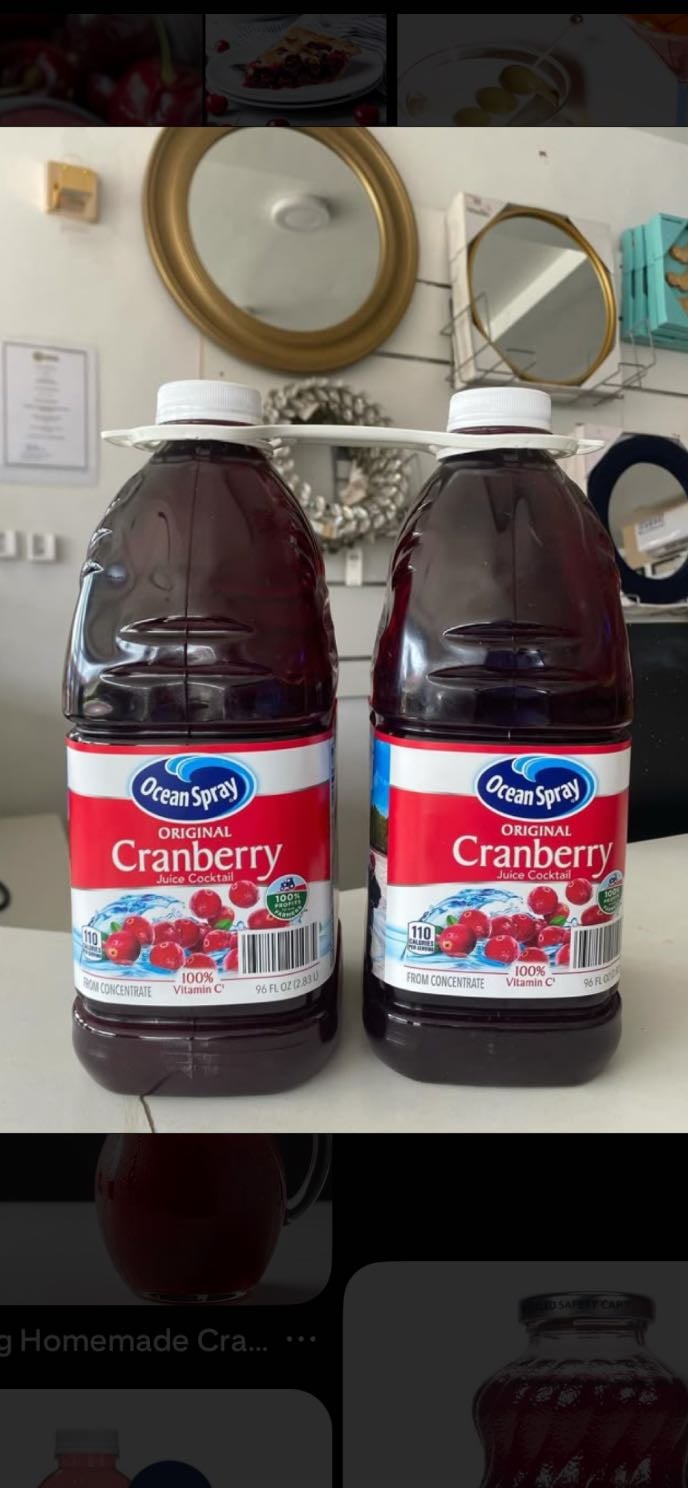 Cranberry juice